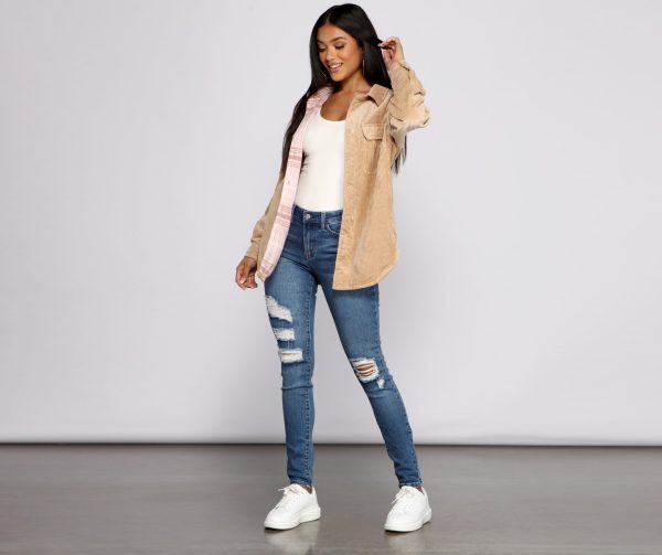 Keep It Trendy Reversible Shacket - Image 6
