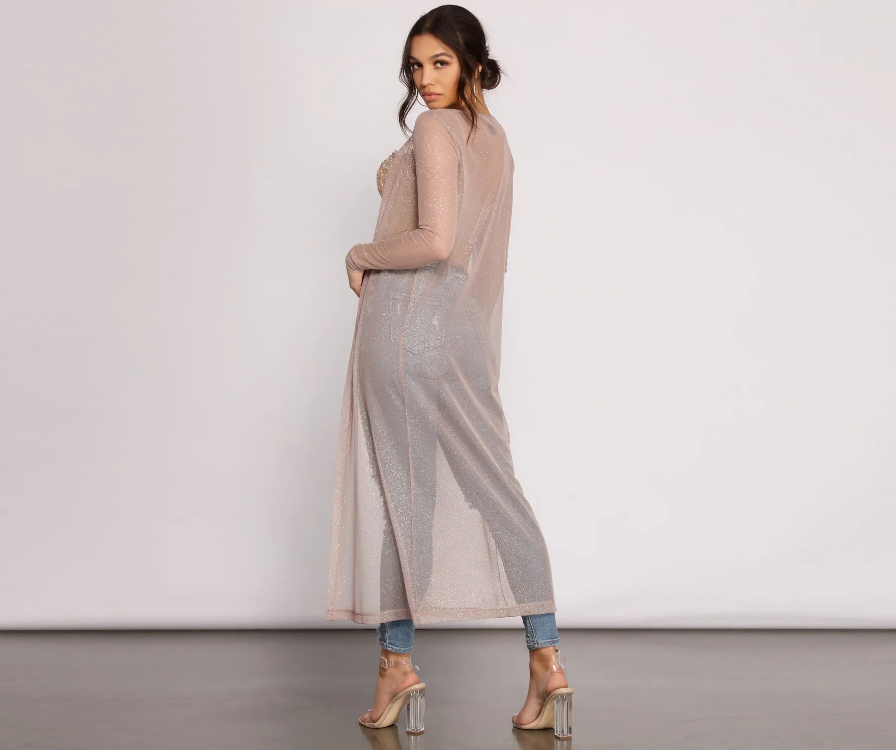 Glitter Girl Long Sleeve Duster - Image 2