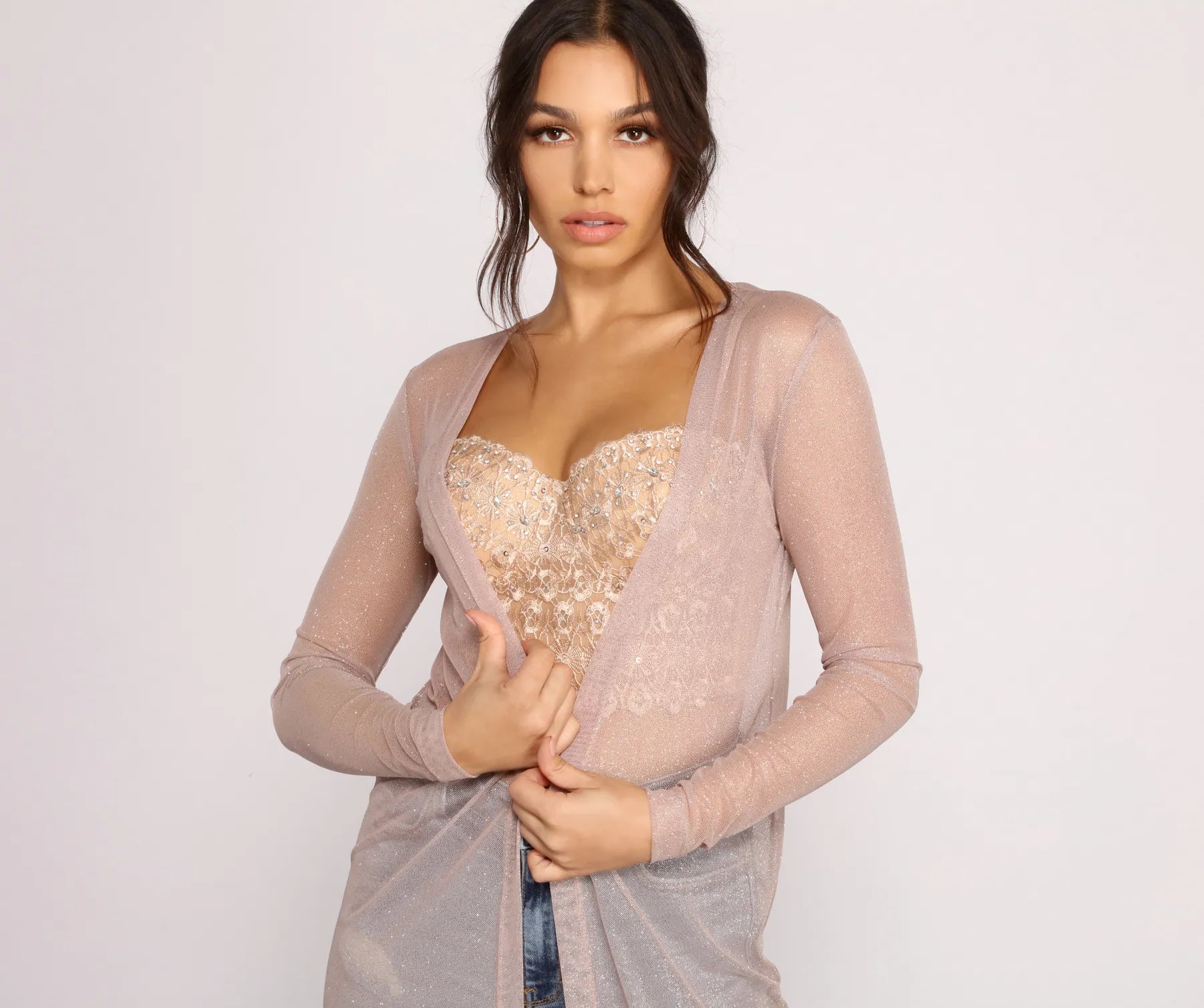 Glitter Girl Long Sleeve Duster - Image 3