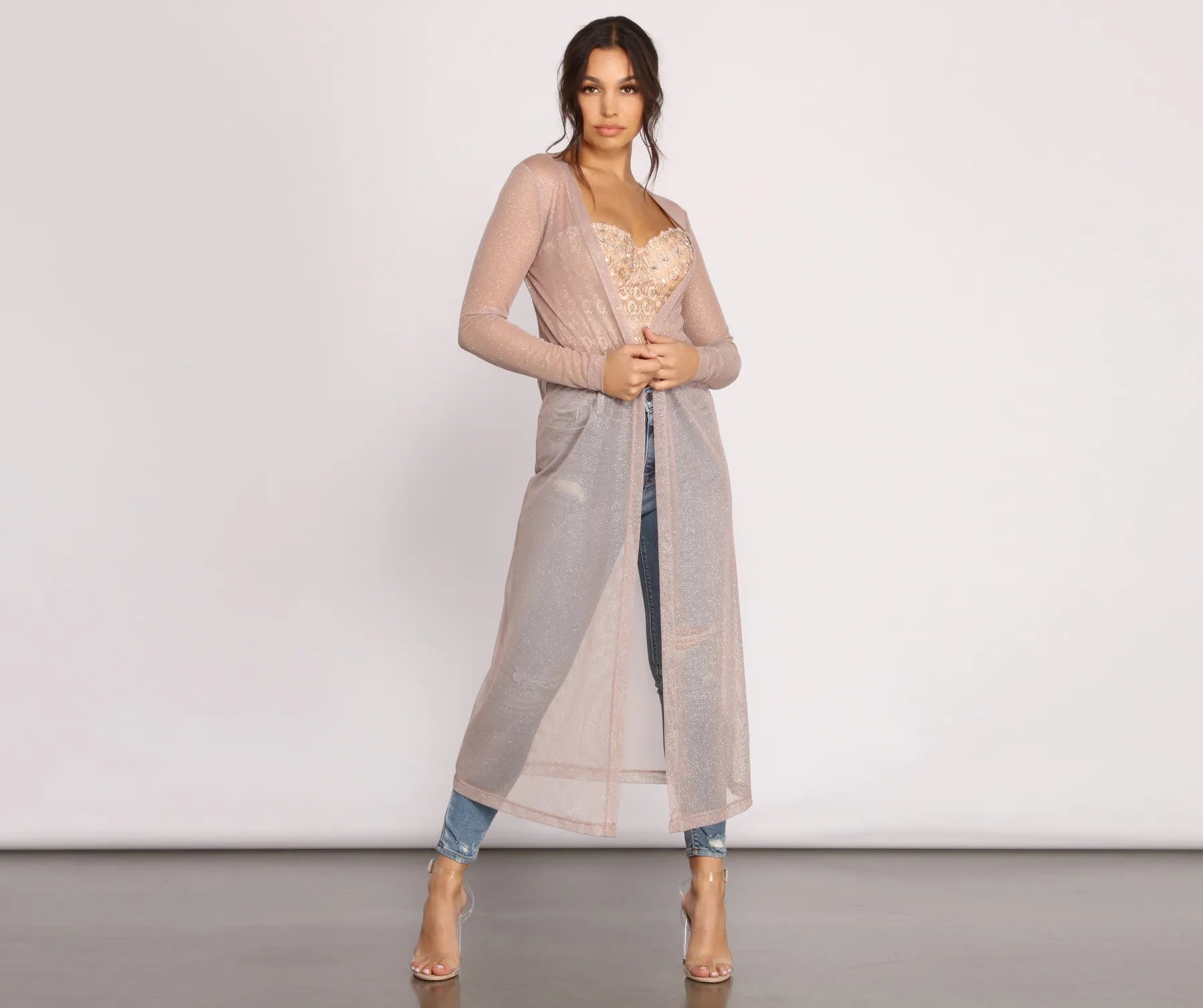Glitter Girl Long Sleeve Duster - Image 4