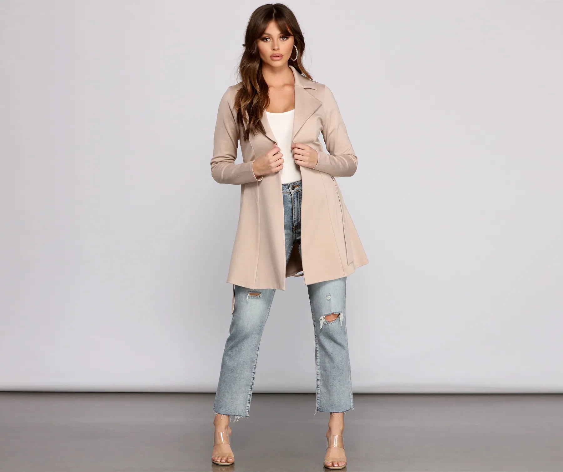She's A Boss Trench Coat - Image 13