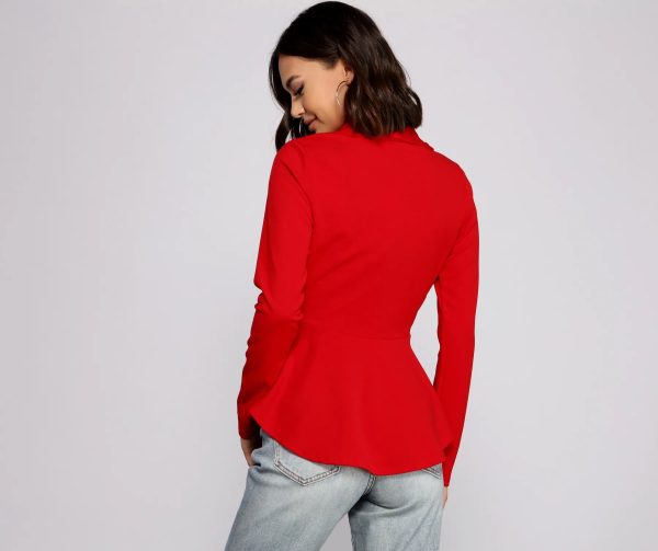 Work It Peplum Blazer - Image 15