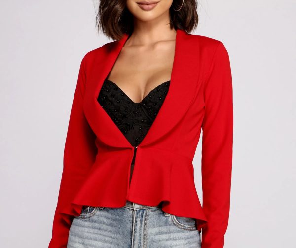 Work It Peplum Blazer - Image 16