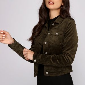 On That Basic Vibe Corduroy Jacket