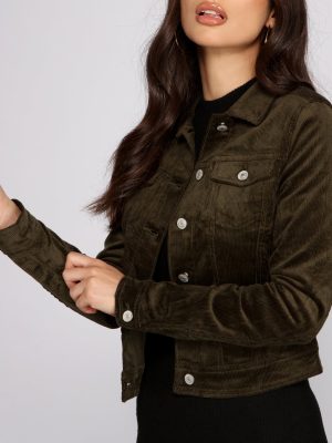 On That Basic Vibe Corduroy Jacket