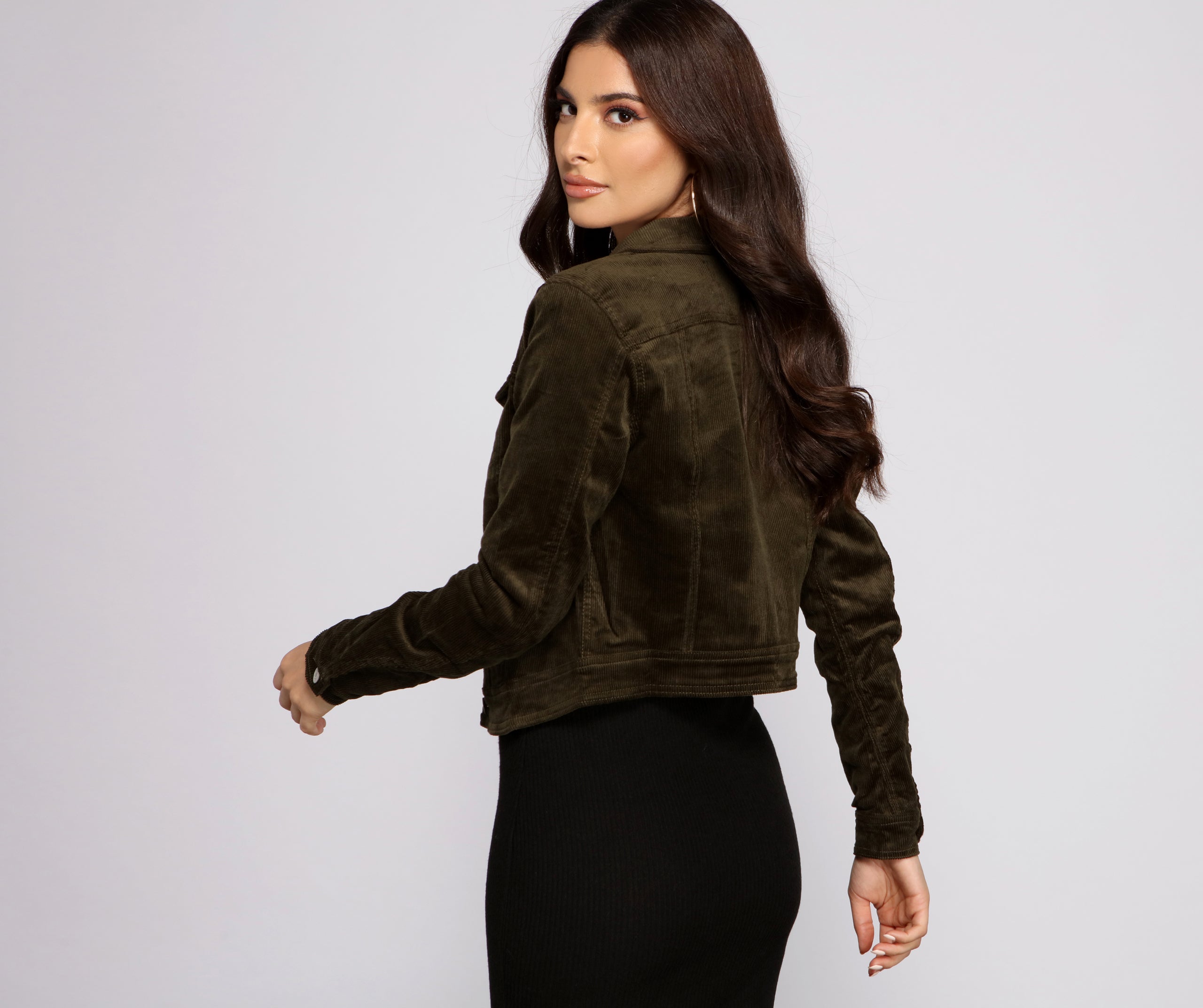 On That Basic Vibe Corduroy Jacket - Image 2