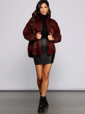 Cozy Vibes Plaid Flannel Shacket