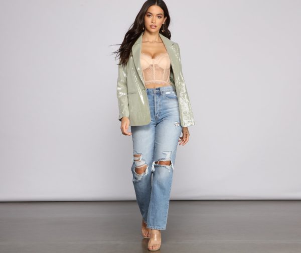 Glam Goals Sequin Blazer - Image 3