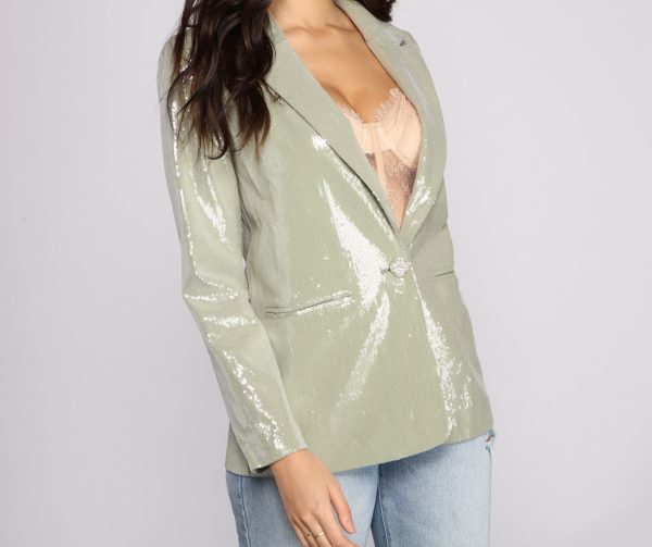 Glam Goals Sequin Blazer - Image 4