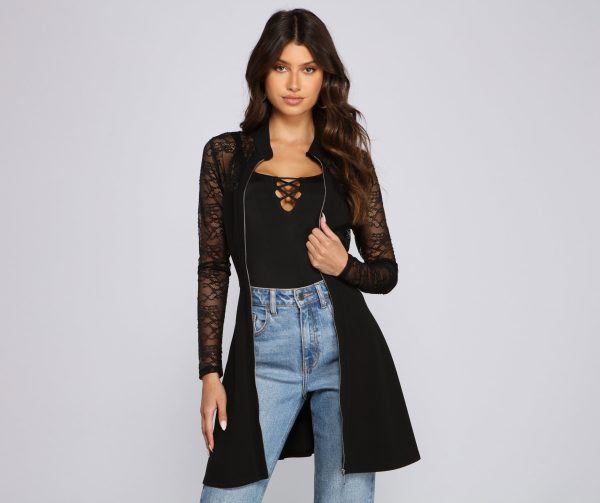 Chic Trendsetter Belted Trench Dress - Image 2