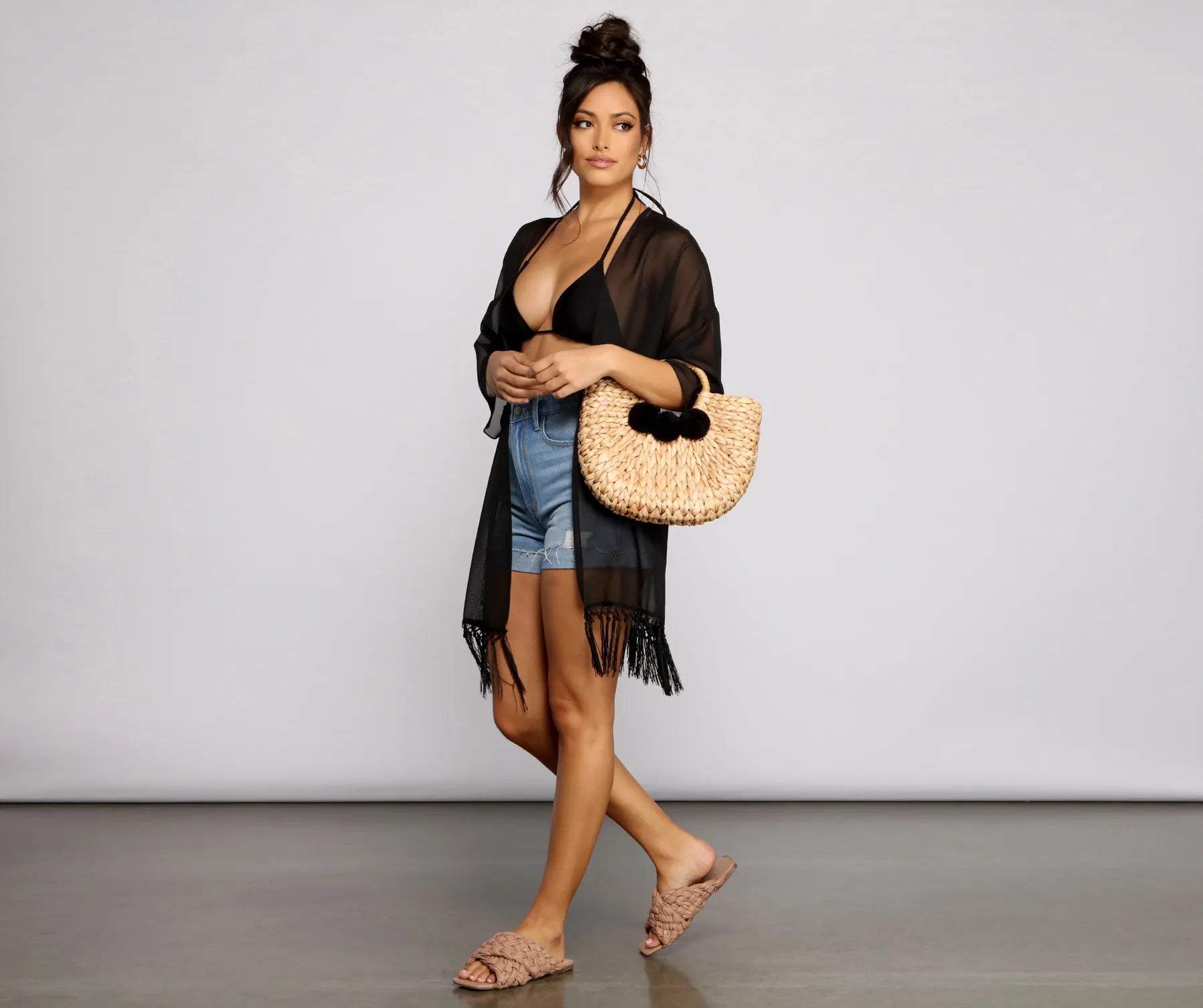 Effortless And Breezy Chiffon Kimono - Image 4