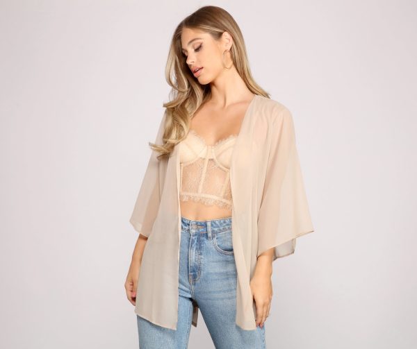 Chic Airy Chiffon Kimono - Image 7
