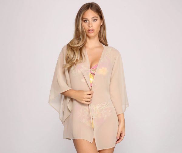 Chic Airy Chiffon Kimono - Image 12
