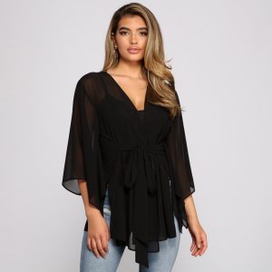 Chic Airy Chiffon Kimono