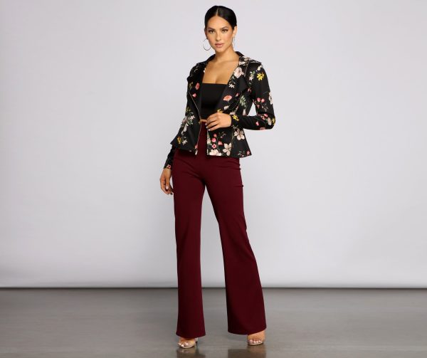 Pep Of Floral Moto Jacket - Image 4