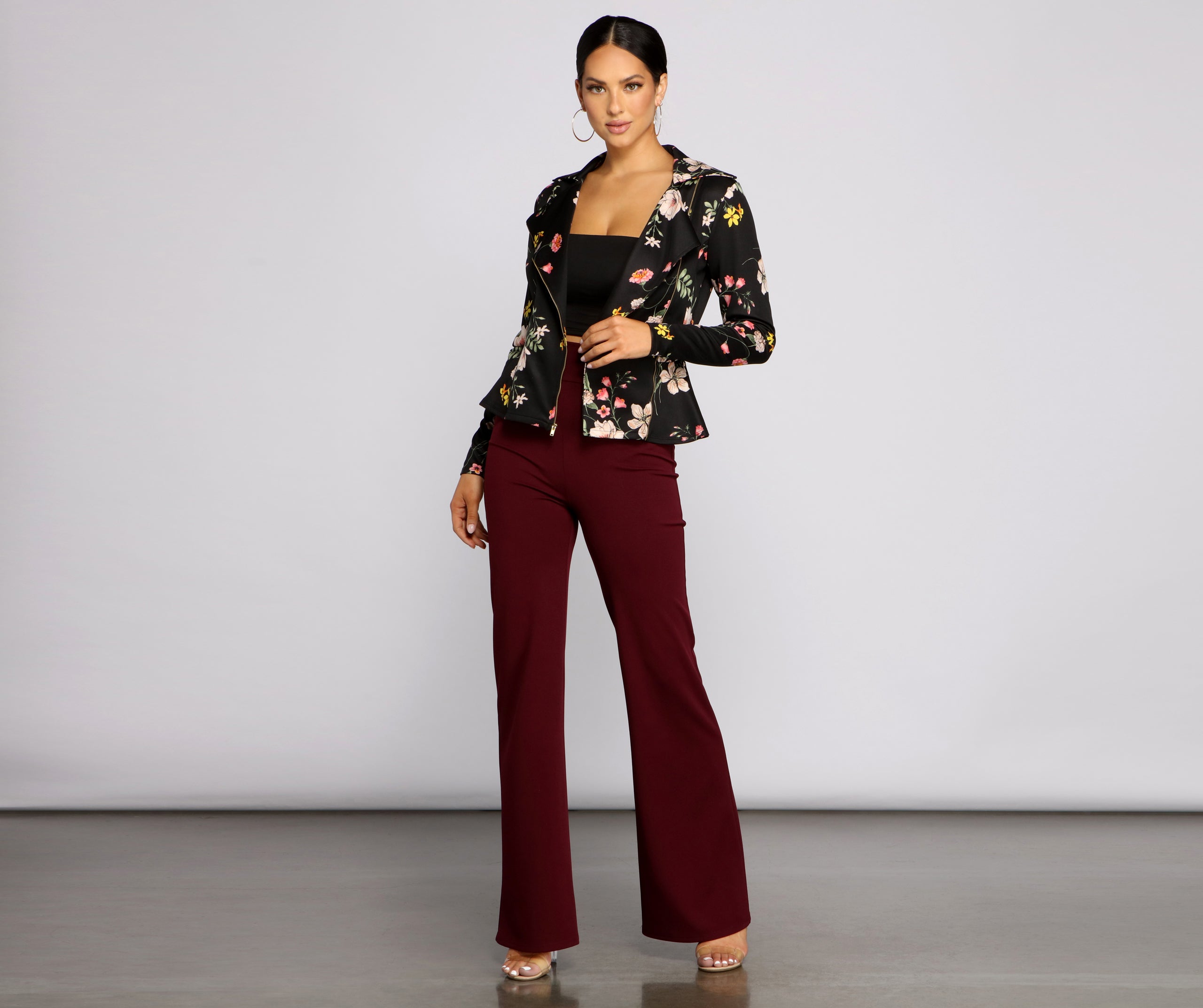Pep Of Floral Moto Jacket - Image 4
