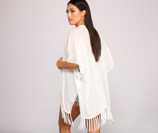 Ready For My Getaway Fringe Kimono - Image 8