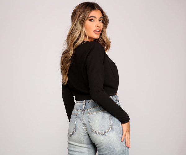 A Chic Moment Cropped Blazer - Image 2