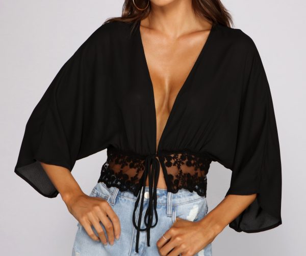Dreamy And Chic Tie-Front Top - Image 3