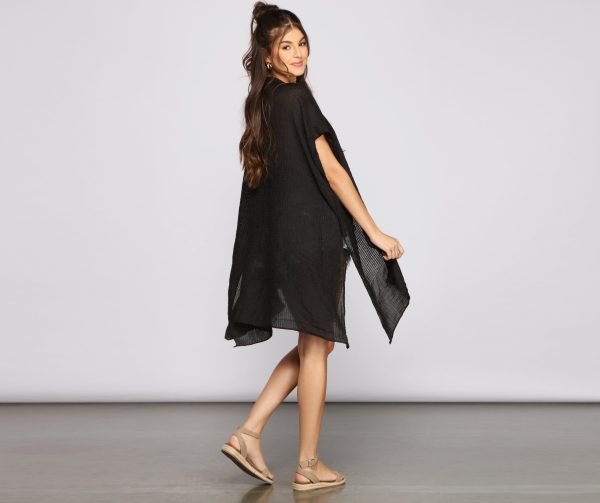 Basic And Chic Flowy Kimono - Image 6
