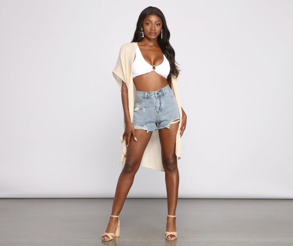 Basic And Chic Flowy Kimono - Image 4