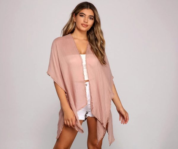 Flowy And Chic Woven Kimono - Image 4