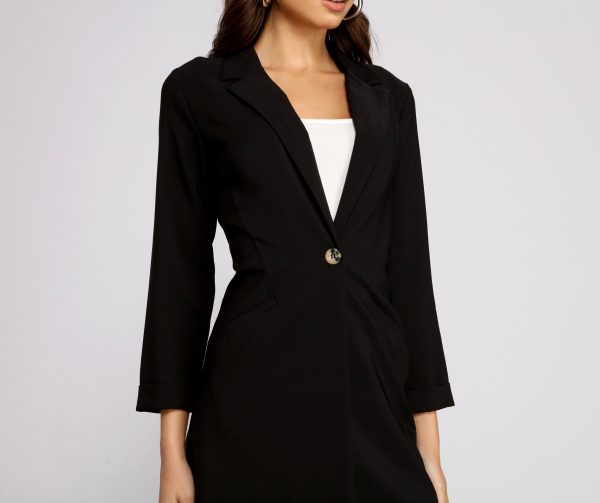 Lookin' Chic Longline Blazer - Image 3