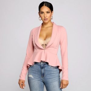 Work It Peplum Blazer
