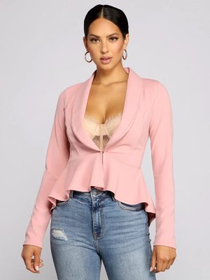 Work It Peplum Blazer