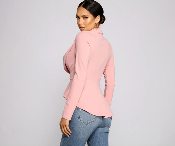 Work It Peplum Blazer - Image 2