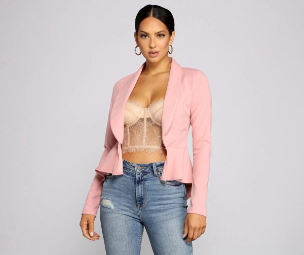 Work It Peplum Blazer - Image 4