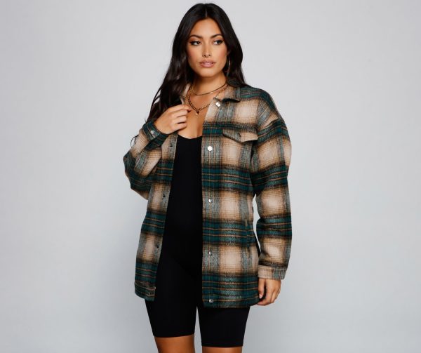 The One Belted Flannel Shacket - Image 10