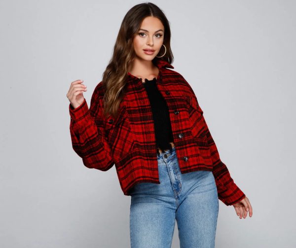 Cozy Vibes Plaid Shacket - Image 5