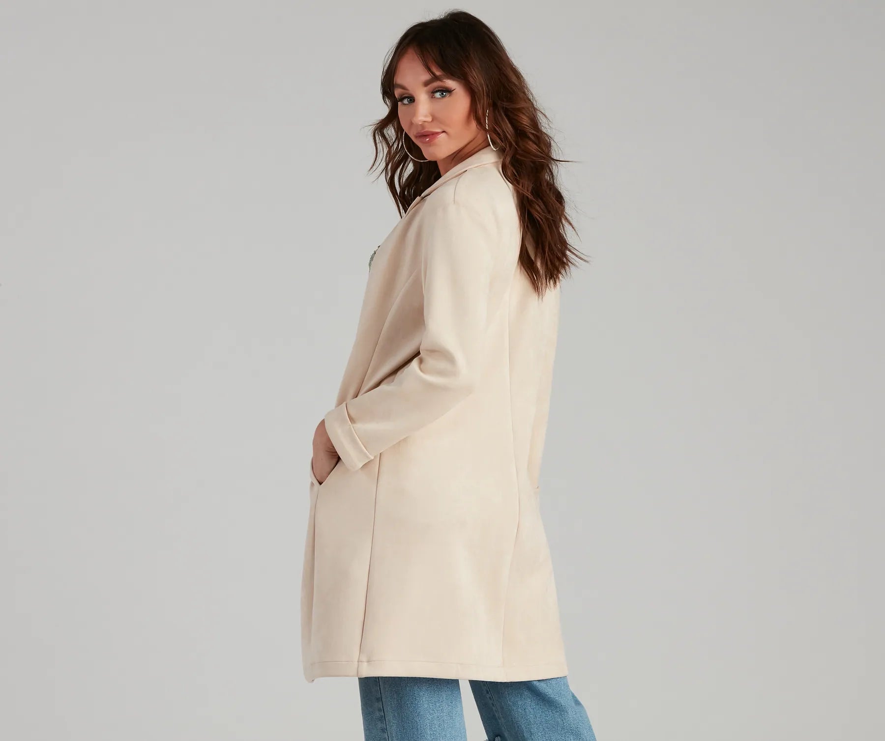 Major Boss Babe Long Line Blazer - Image 14