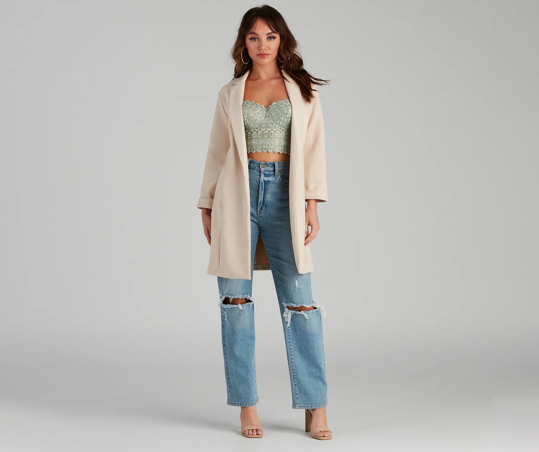 Major Boss Babe Long Line Blazer - Image 16