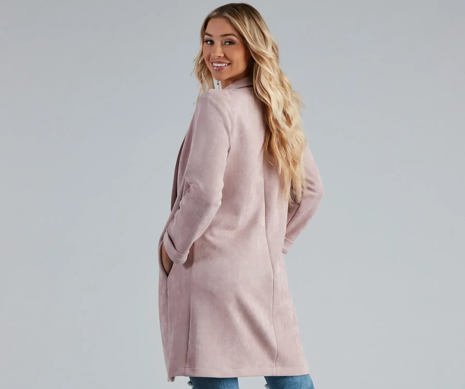 Major Boss Babe Long Line Blazer - Image 2