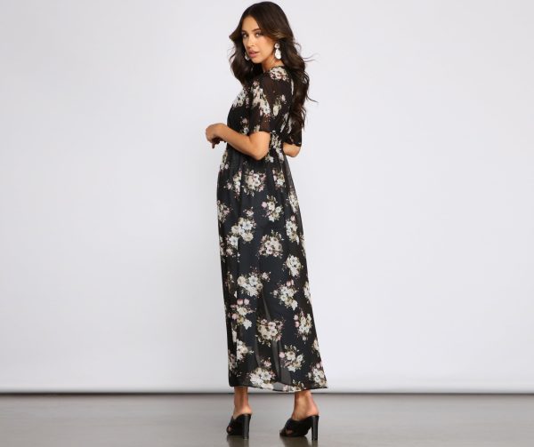 Floral Vibes Chiffon Duster - Image 2