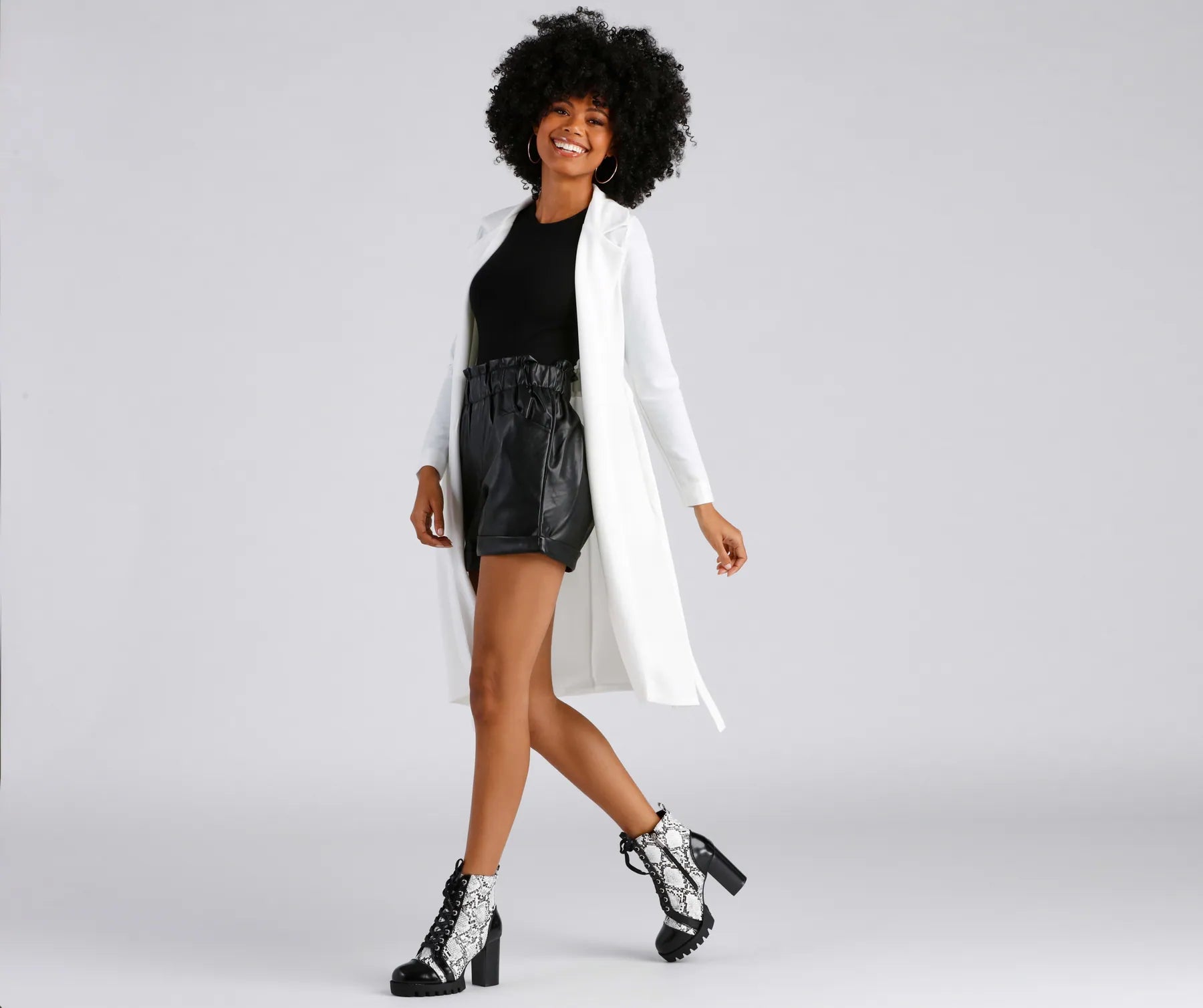 Making Moves Tie Waist Trench - Image 9