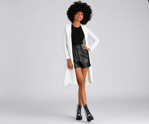 Making Moves Tie Waist Trench - Image 11
