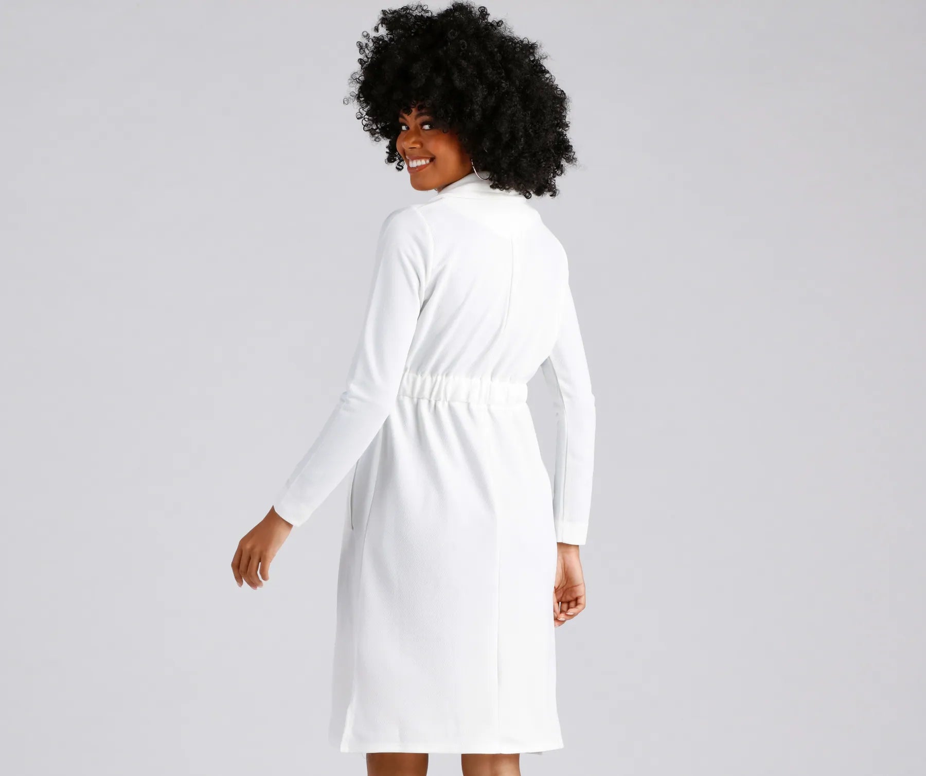 Making Moves Tie Waist Trench - Image 13