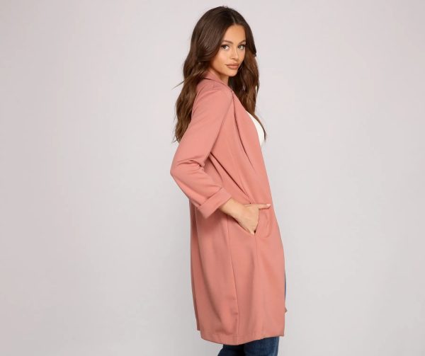 Makin' Major Moves Long Line Blazer - Image 10