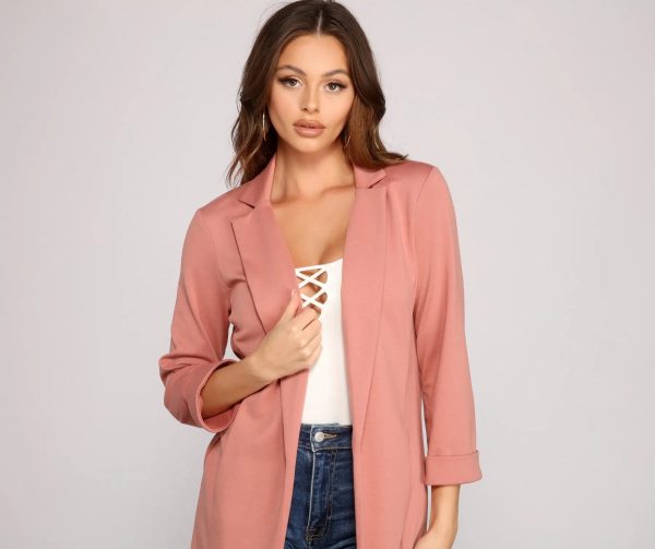 Makin' Major Moves Long Line Blazer - Image 11
