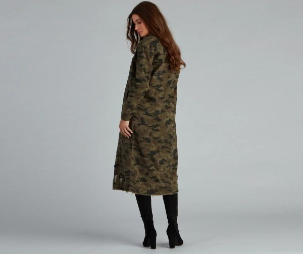 Step Up Camo Long Line Jacket - Image 4