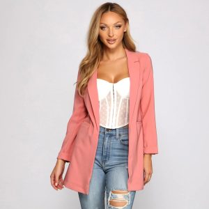 First Impressions Cuffed Boyfriend Blazer