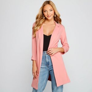 Miss Professional Long Line Blazer