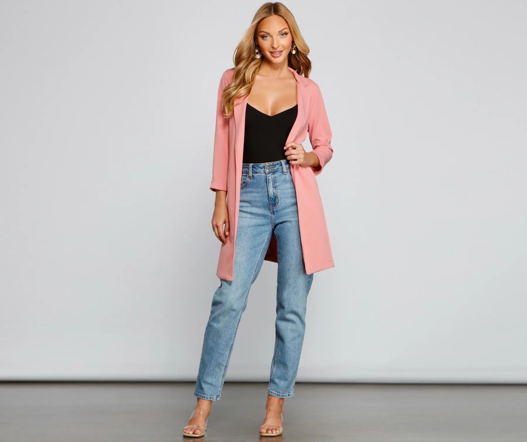 Miss Professional Long Line Blazer - Image 4