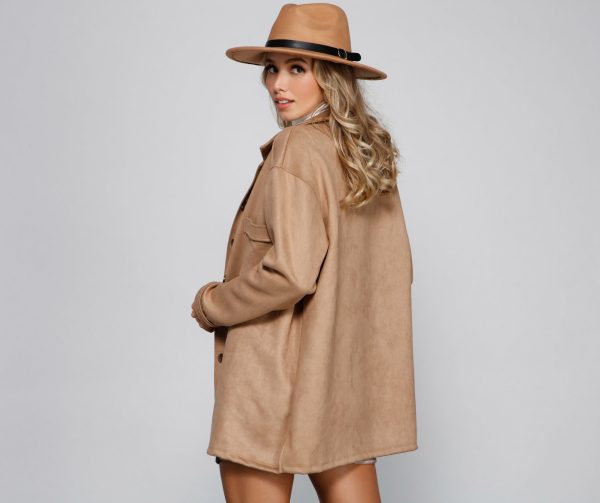 So Smooth Faux Suede Shacket - Image 7