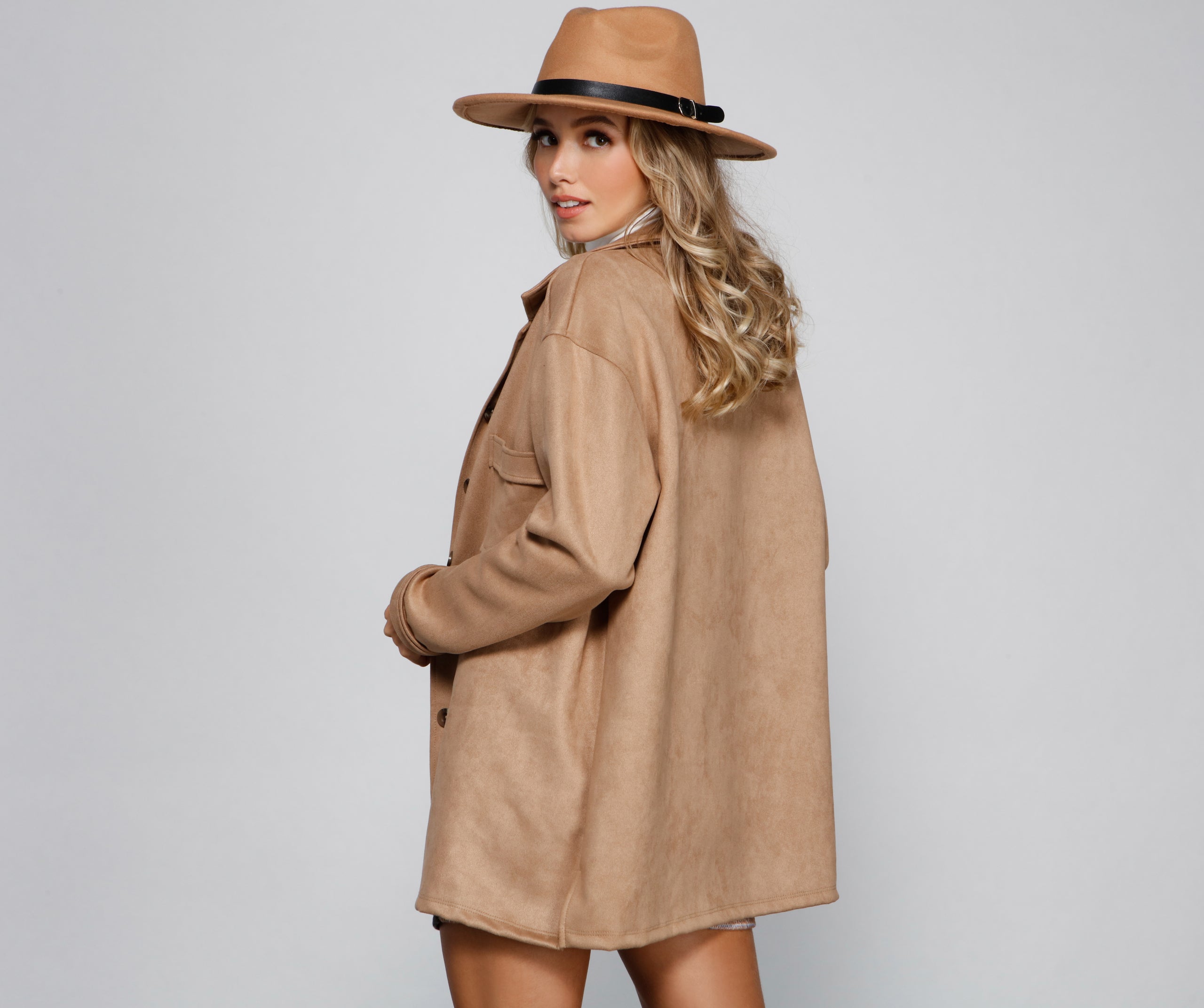 So Smooth Faux Suede Shacket - Image 7