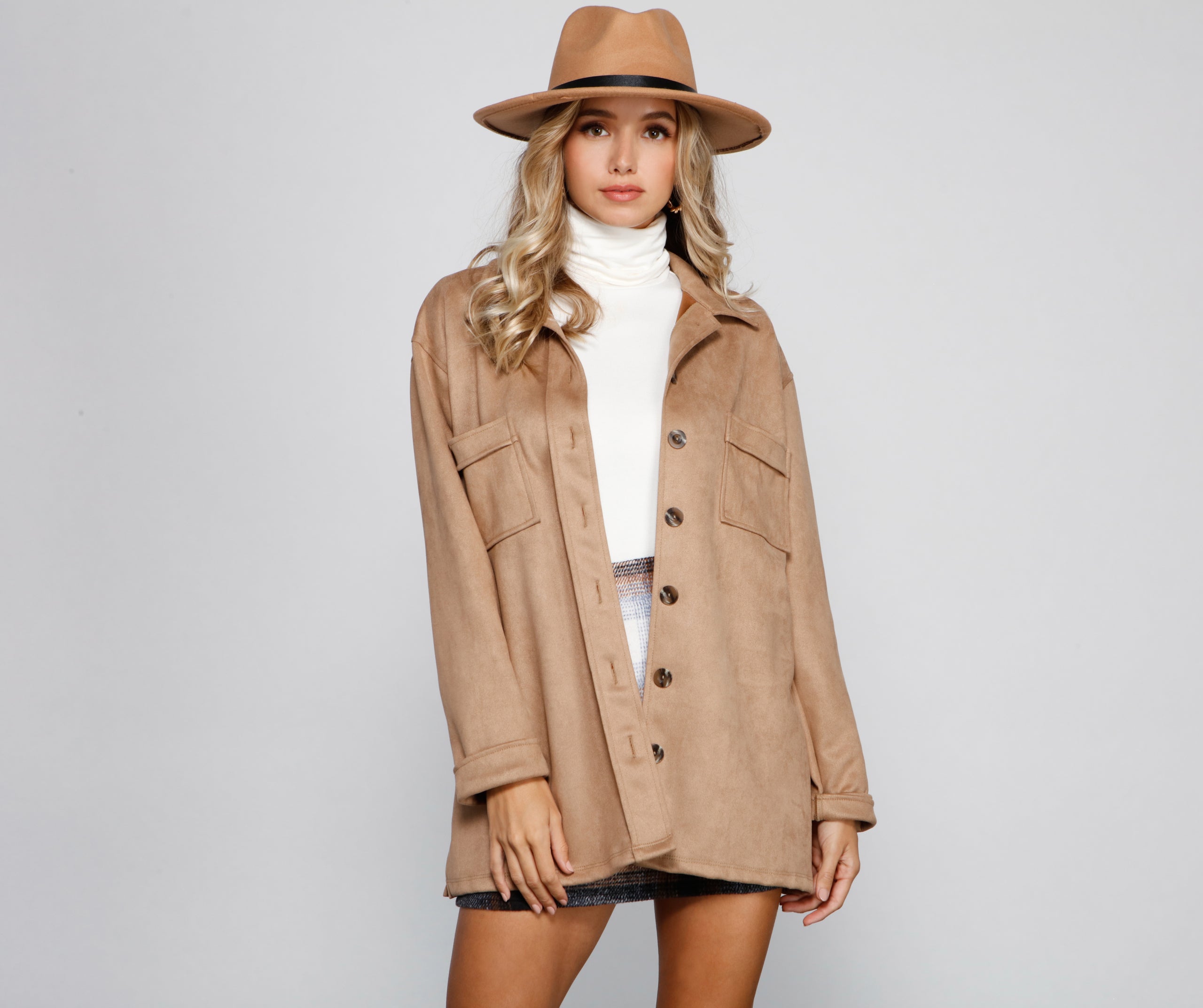 So Smooth Faux Suede Shacket - Image 9