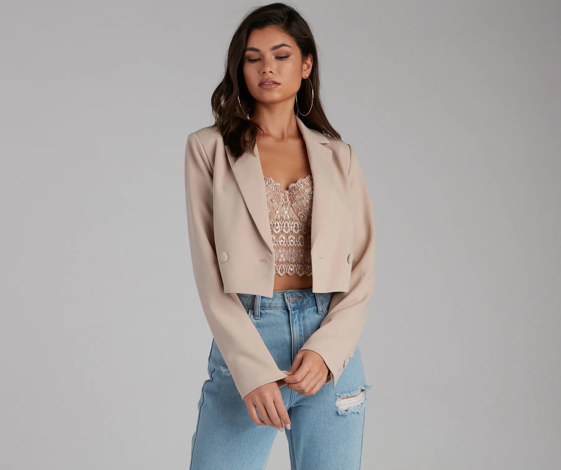 So Polished Cropped Blazer - Image 6